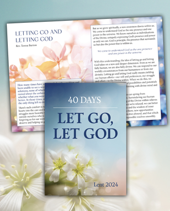 40 Days; Let Go, Let God